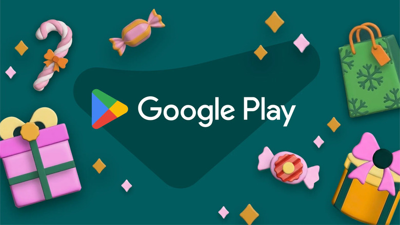 Voucher Google Play backdrop